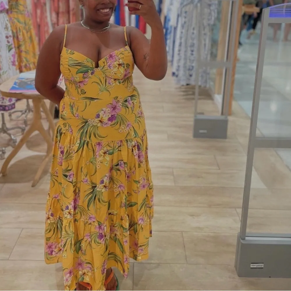 FARM Rio Flowers Long Dress Size XL - Picture 5 of 11